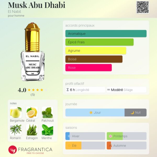 Alternative view of Musc Abu Dhabi Extrait de parfum Roll on El Nabil